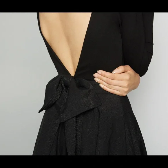 Fame and Partners 💌 Free Shipping Westside Dress Size 6 Formal Hi-Lo Gown - Picture 3 of 15